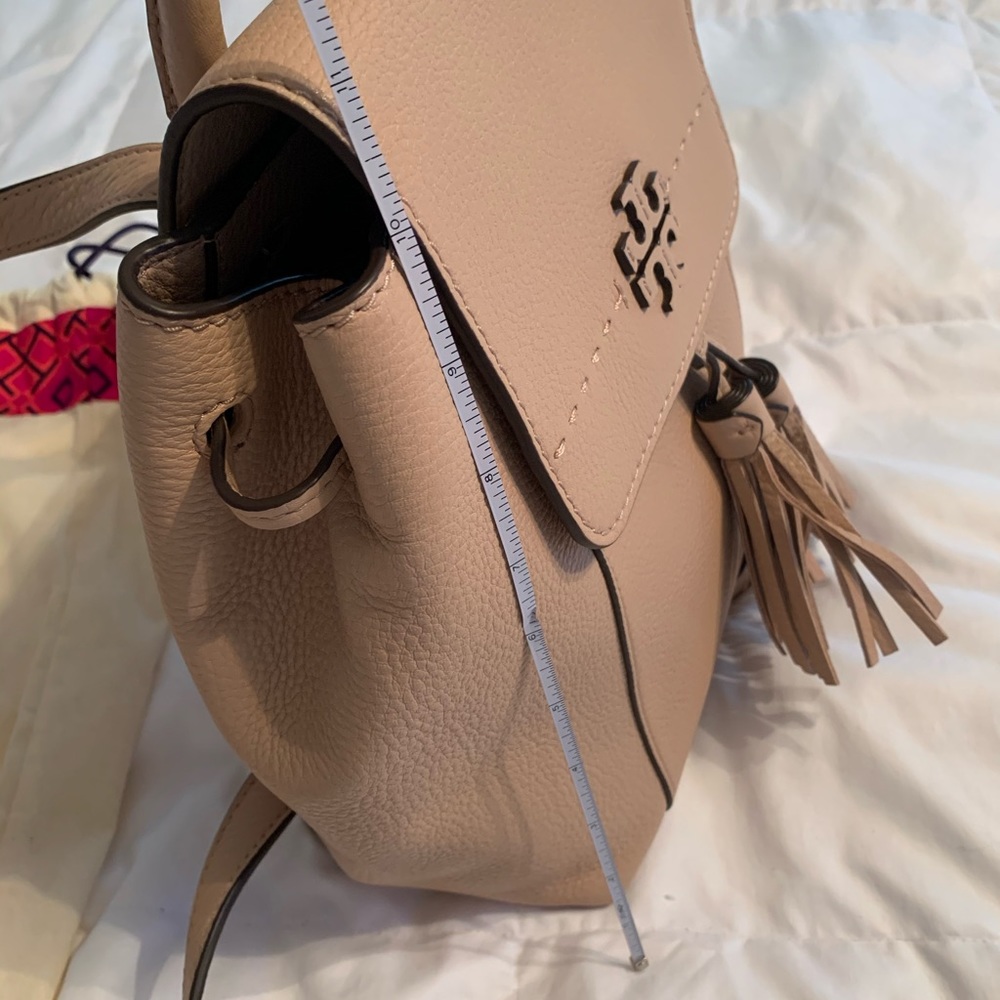 Tory Burch Leather Tassel Mini Backpack - Picture 6 of 8